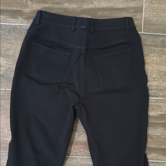 Chic St John Sport Black Trousers with Gold Details - Picture 10 of 12